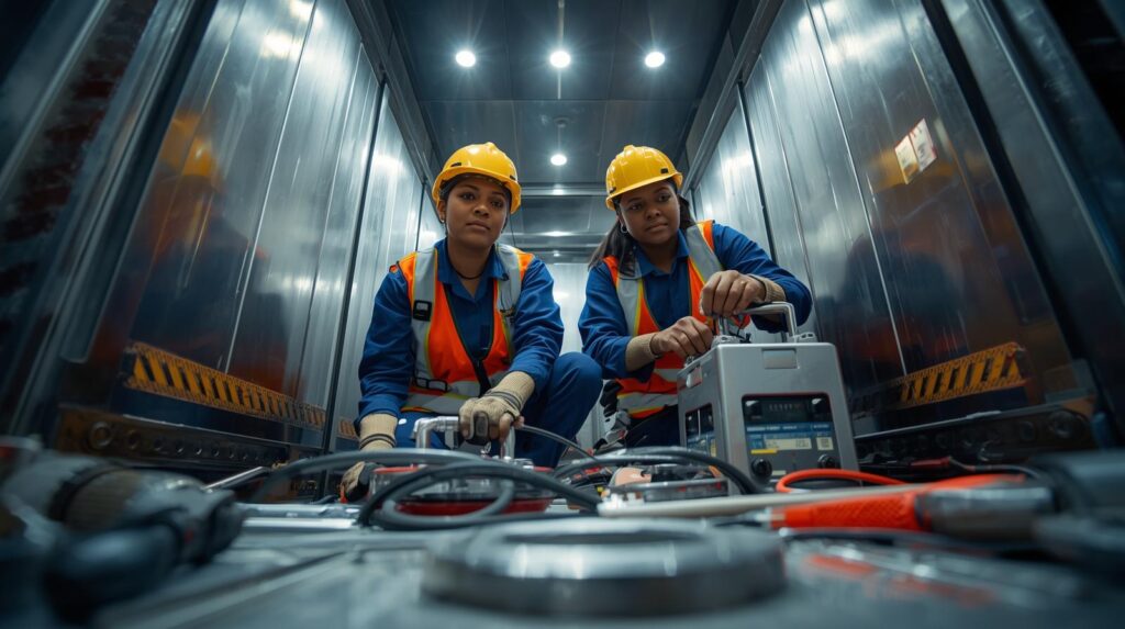 صورة ل فنين تركيب المصاعد (4)