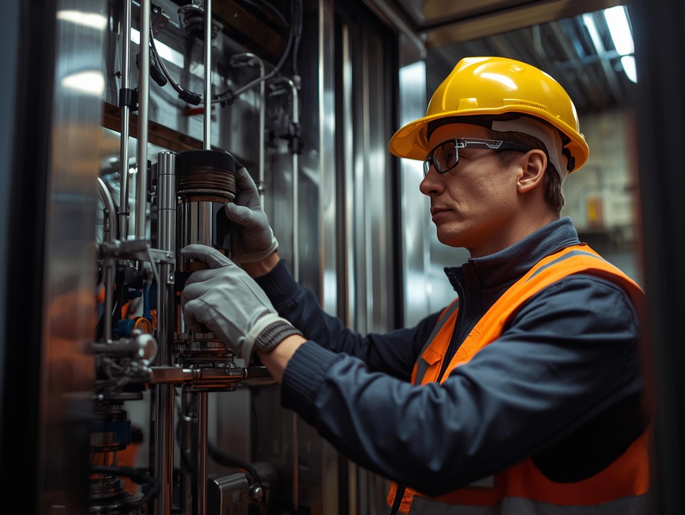 فني تركيب مصعد